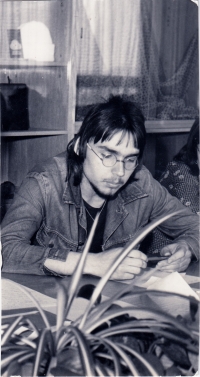 Miloslav Trégl na soutěži mládeže během studia učebního oboru (rok 1977)