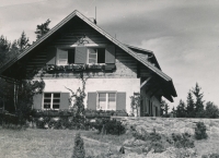 Villa Grošíček, around 1944