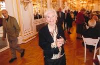 Hana Truncová ve Španělském sále Pražského hradu v roce 2013