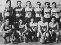 Sokol Brno 1 after winning 1948 tournament in Nice, Milan Fráňa second from the right in the first row 


