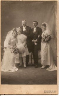 Wedding of Václav Svoboda the Elder (father's witness) and Marie Štrosová, daughter of Stanislav from the first marriage