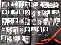 fotografie odvlečených chlapov, ktorí sa nevrátili z koncentračných táborov alebo padli na fronte