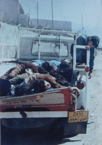 Halbja after the attack by the Iraqi army during the Kurdish uprising in 1992