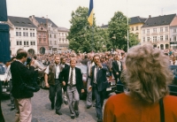 Václav Havel v Litoměřicích, 1990