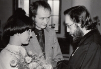ZB marries Libuše Černá and Tilman Rothermel on 8 April 1977 in Chotiněves