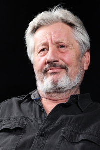 Václav Bahník při natáčení rozhovoru v roce 2019