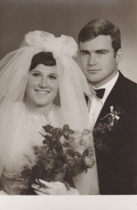 The Fürsts, the newly married couple, 1969
