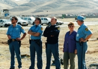 S kolegy z mise v Iráku, 1996