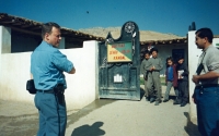 Visiting a school in Iraq, 1996 or 1997