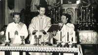 John Graubner Primary Mass (center) on June 24, 1973
