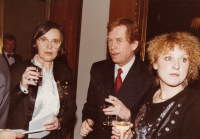 Hana Junová, Václav Havel, Jitka Vodňanská, Světový kongres rodinné terapie, 1991
