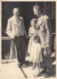 S Jindřichem Plachtou, cca 1942