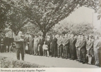 Reunion of witnesses of partisan group Pugačov