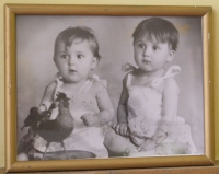 As a child with a twin sister