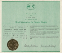 Členství ve World Federation for Mental Health