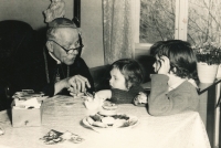 Visiting Cardinal Beran in Mukařov, 1964 