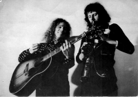 Jesse Ballard and Joe Kucera in London in the 1970s