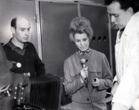 Z televizního přímého přenosu z hyperbarické komory v nemocnici v Ostravě, 60. léta