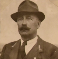 The witness's father, Jiří Timkovič, was the forest administrator