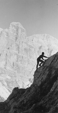 Jeden z prvních zájezdů CK Turistika a Hory, Dolomity, počátek 90. let