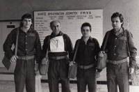 Soutěž spojovacích jednotek ve Vsetíně při Federálním ministerstvu všeobecného strojírenství, konec 70. let