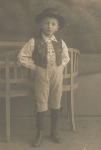 Otakar Hromádko, otec Jiřiny Novákové, Havlíčkův Brod 1914