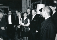 S Václavem Havlem v Oxfordu, 1998