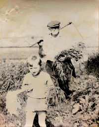 František Musil s vnučkou Dagmar