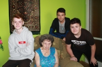 Z natáčení s Jarmilou Potomákovou