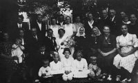 Wedding of Maria Vašková's parents Jan and Otýlia Eichler, 1940