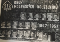 Klub moravských kouzelníků 1947-1957, Vladimír Buček starší ve spodní řadě druhý zprava