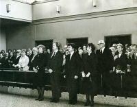 1979 pohřeb Václava Havla, otce pamětníka