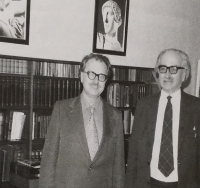 Mr. Ulbrecht in 1978 (left)