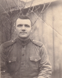 Evžen's father, Josef Švihlík, as a soldier in the Red Army. 1944