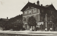 A railway station in Ústí nad Orlicí in 1930s