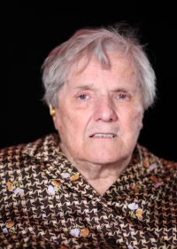 Aloisie Stanzelová during the recording of an interview in 2020