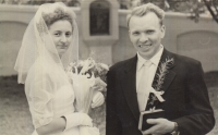 Wedding photograph of witness' parents
