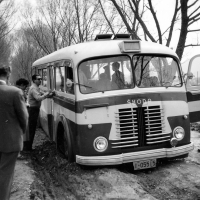 A Czech bus made by Škoda / China / mid 1950s