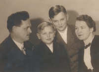 Rodina Vaněčkových těsně před Druhou světovou válkou