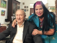 Mikuláš so svojou dcérou v roku 2018
