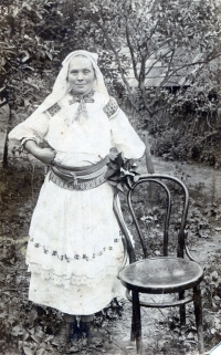 Albin's grandmother Zuzana Korbelova, lived with the family in Horna Streda