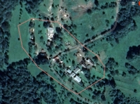 Satelitná snímka osady Horná Stredná