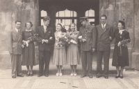 Společná svatba sourozenců, druhá polovina 40. let