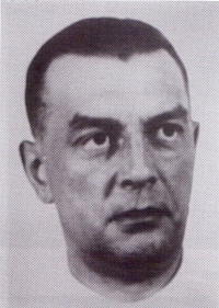 Portrait of the commander-in-chief of the Pardubice office of the Gestapo, Gerhard Clages