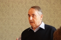 Natáčení rozhovoru pro projekt Příběhy našich sousedů 