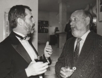 Václav Kožušník s Františkem Řehákem (asi 2008)