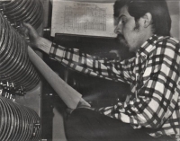 Václav Kožušník pracoval jako osvětlovač
