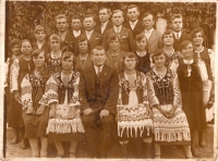 Kostelní sbor ve vesnici Ljašky/Laszki v roce 1929
