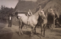 1956, Valentovce, the native village of Ivan Gabal's father in eastern Slovakia, at that time still unelectrified and without agricultural cooperative