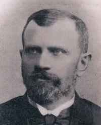 Great-grandfather František Volman in 1880
